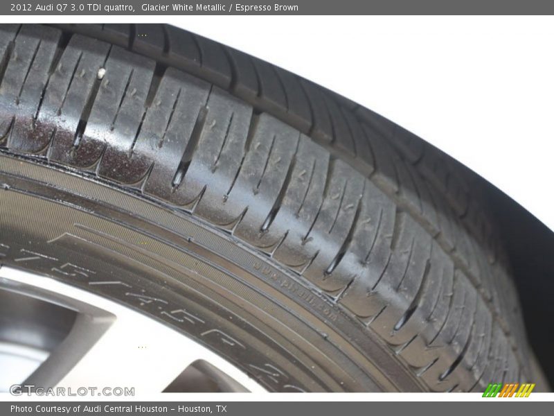 Glacier White Metallic / Espresso Brown 2012 Audi Q7 3.0 TDI quattro
