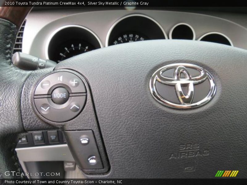 Silver Sky Metallic / Graphite Gray 2010 Toyota Tundra Platinum CrewMax 4x4