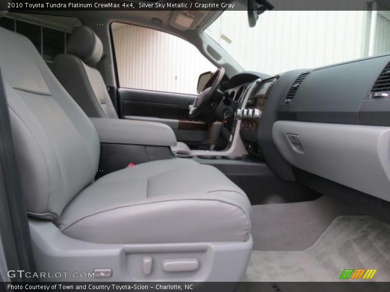 Silver Sky Metallic / Graphite Gray 2010 Toyota Tundra Platinum CrewMax 4x4