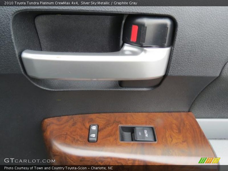 Silver Sky Metallic / Graphite Gray 2010 Toyota Tundra Platinum CrewMax 4x4