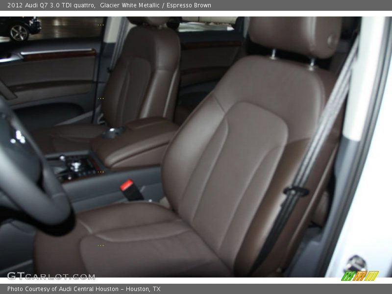 Glacier White Metallic / Espresso Brown 2012 Audi Q7 3.0 TDI quattro