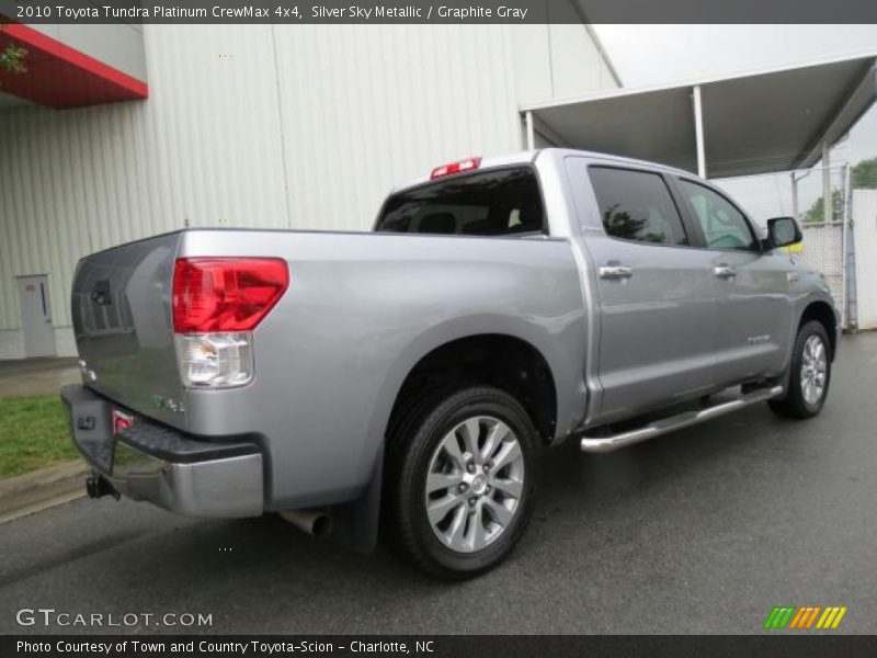 Silver Sky Metallic / Graphite Gray 2010 Toyota Tundra Platinum CrewMax 4x4