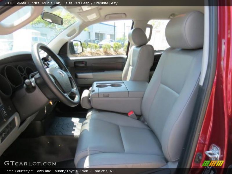 Salsa Red Pearl / Graphite Gray 2010 Toyota Tundra Double Cab