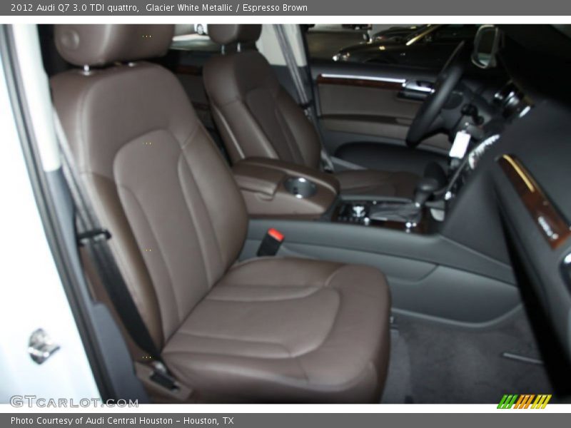 Glacier White Metallic / Espresso Brown 2012 Audi Q7 3.0 TDI quattro