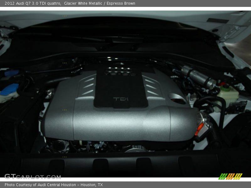 Glacier White Metallic / Espresso Brown 2012 Audi Q7 3.0 TDI quattro