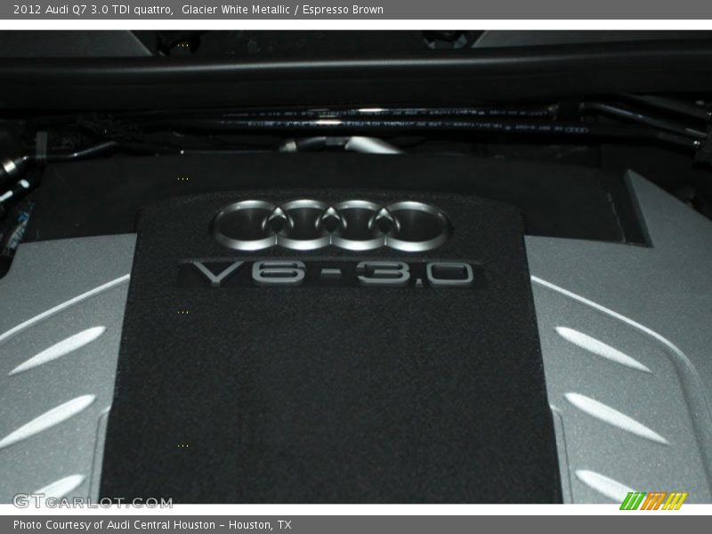 Glacier White Metallic / Espresso Brown 2012 Audi Q7 3.0 TDI quattro