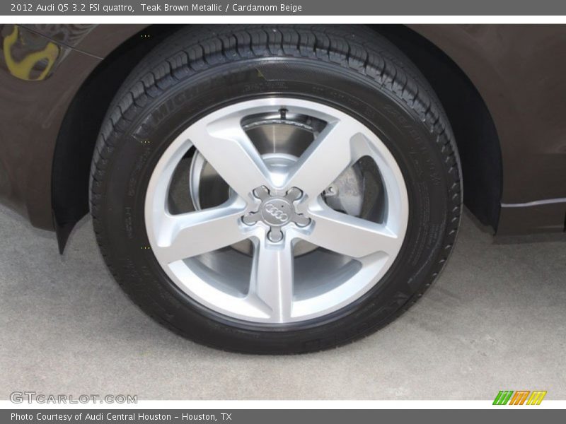 Teak Brown Metallic / Cardamom Beige 2012 Audi Q5 3.2 FSI quattro