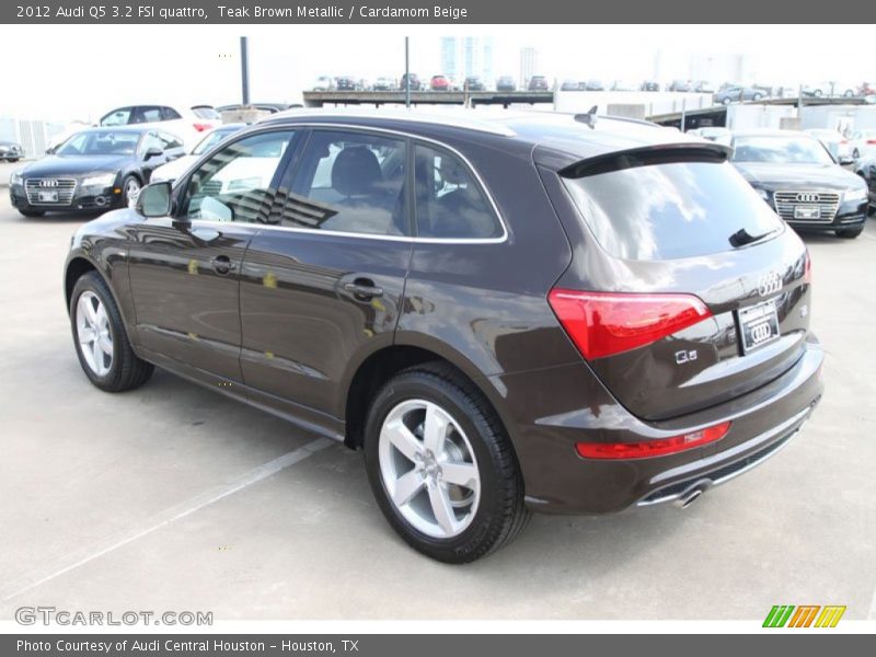 Teak Brown Metallic / Cardamom Beige 2012 Audi Q5 3.2 FSI quattro