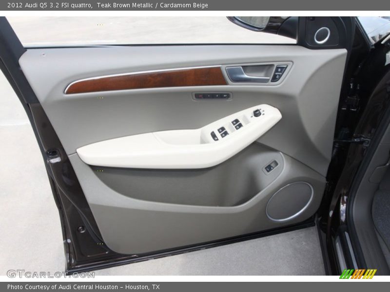 Teak Brown Metallic / Cardamom Beige 2012 Audi Q5 3.2 FSI quattro