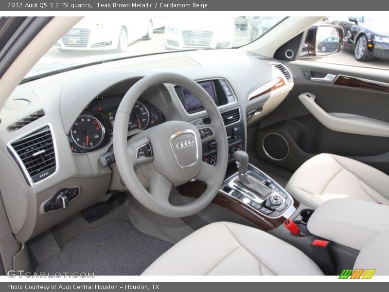 Teak Brown Metallic / Cardamom Beige 2012 Audi Q5 3.2 FSI quattro