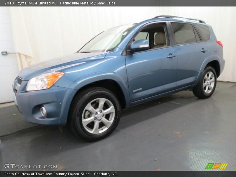 Pacific Blue Metallic / Sand Beige 2010 Toyota RAV4 Limited V6