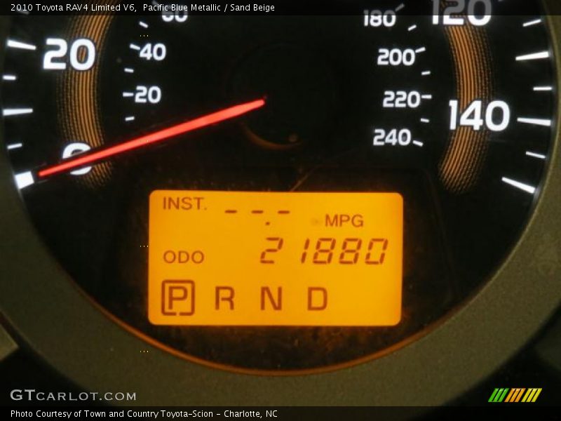 Pacific Blue Metallic / Sand Beige 2010 Toyota RAV4 Limited V6