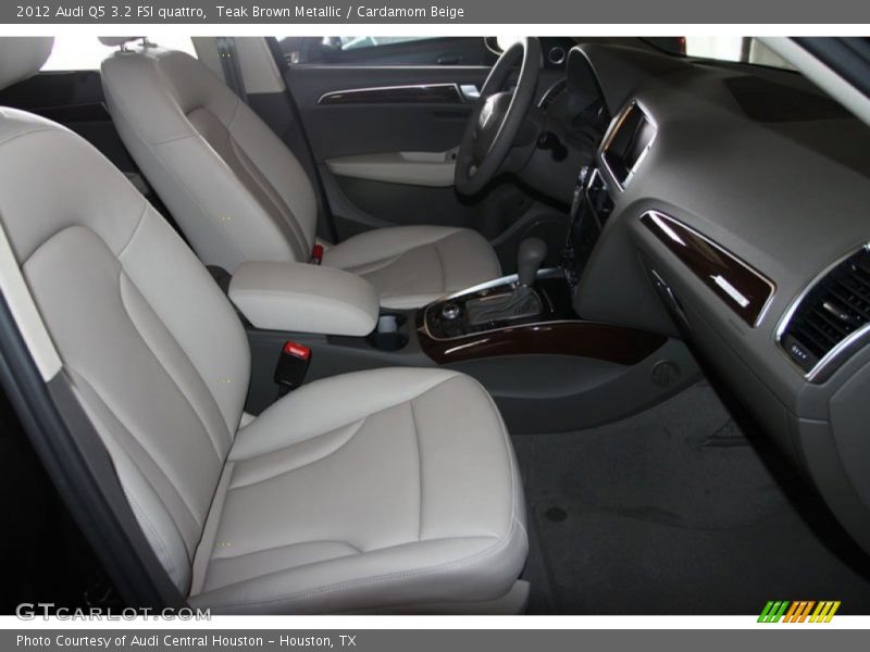 Teak Brown Metallic / Cardamom Beige 2012 Audi Q5 3.2 FSI quattro