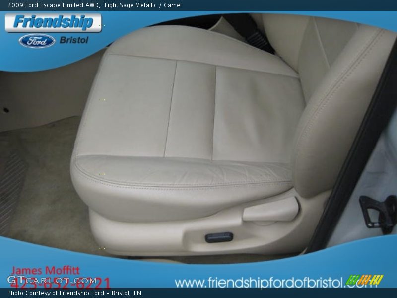 Light Sage Metallic / Camel 2009 Ford Escape Limited 4WD