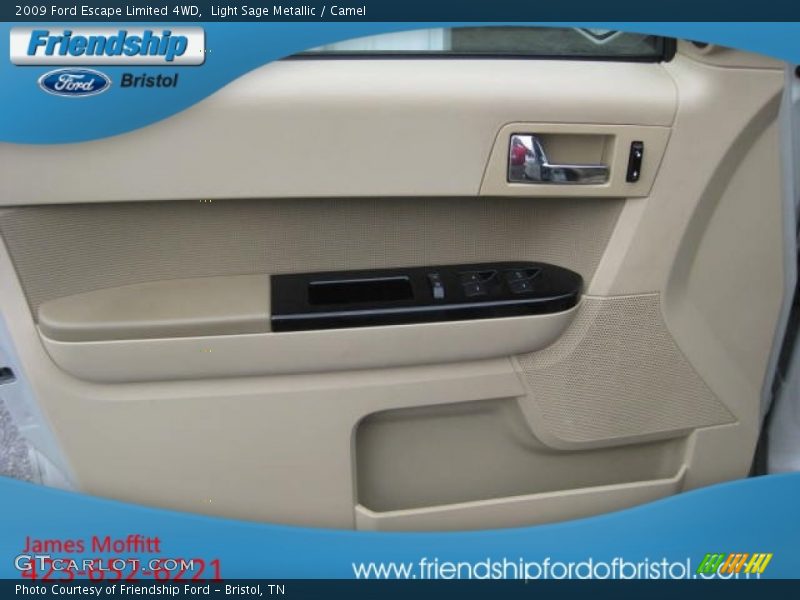 Light Sage Metallic / Camel 2009 Ford Escape Limited 4WD