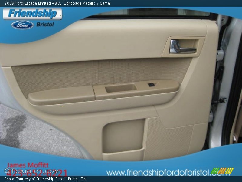 Light Sage Metallic / Camel 2009 Ford Escape Limited 4WD