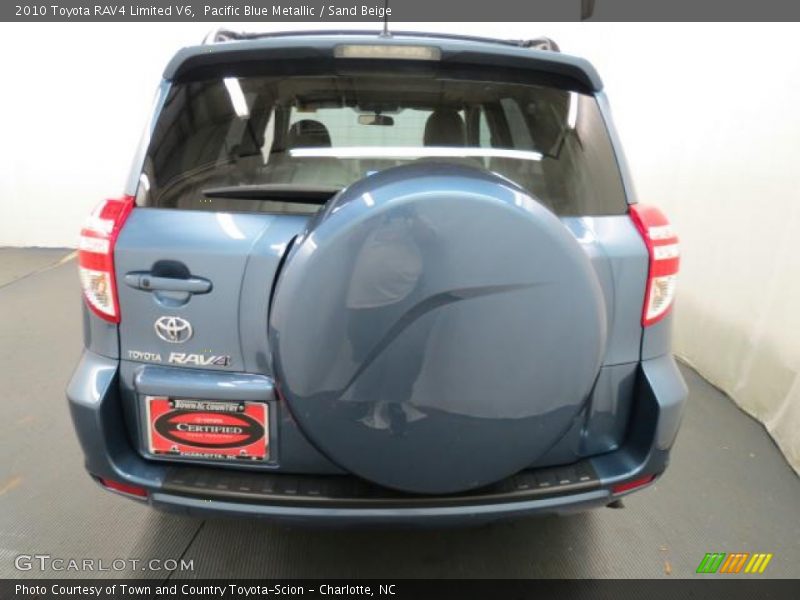 Pacific Blue Metallic / Sand Beige 2010 Toyota RAV4 Limited V6