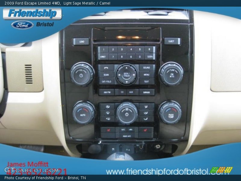 Light Sage Metallic / Camel 2009 Ford Escape Limited 4WD
