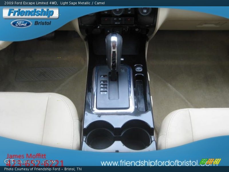 Light Sage Metallic / Camel 2009 Ford Escape Limited 4WD