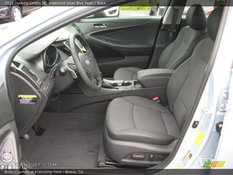 Iridescent Silver Blue Pearl / Black 2013 Hyundai Sonata SE