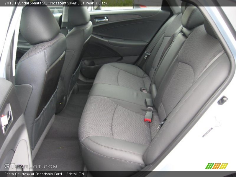 Iridescent Silver Blue Pearl / Black 2013 Hyundai Sonata SE