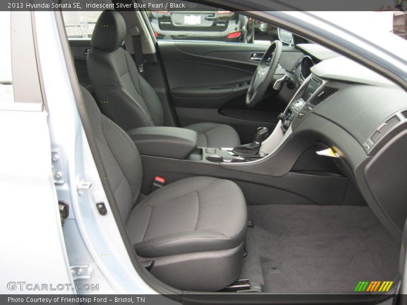 Iridescent Silver Blue Pearl / Black 2013 Hyundai Sonata SE