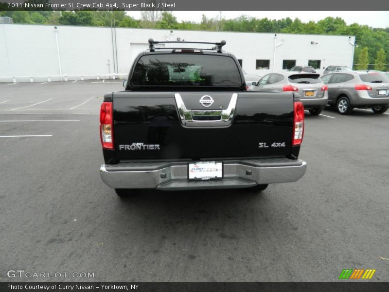 Super Black / Steel 2011 Nissan Frontier SL Crew Cab 4x4