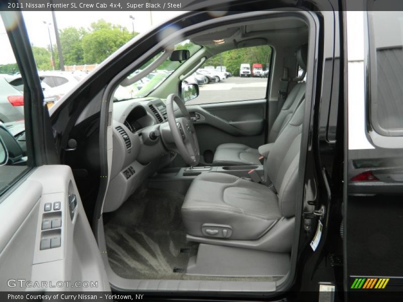  2011 Frontier SL Crew Cab 4x4 Steel Interior