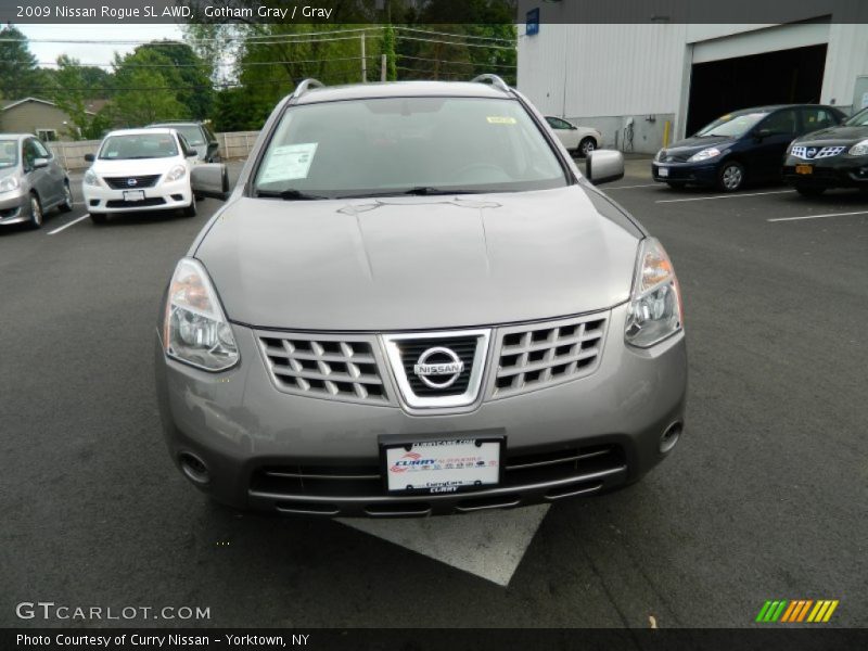 Gotham Gray / Gray 2009 Nissan Rogue SL AWD