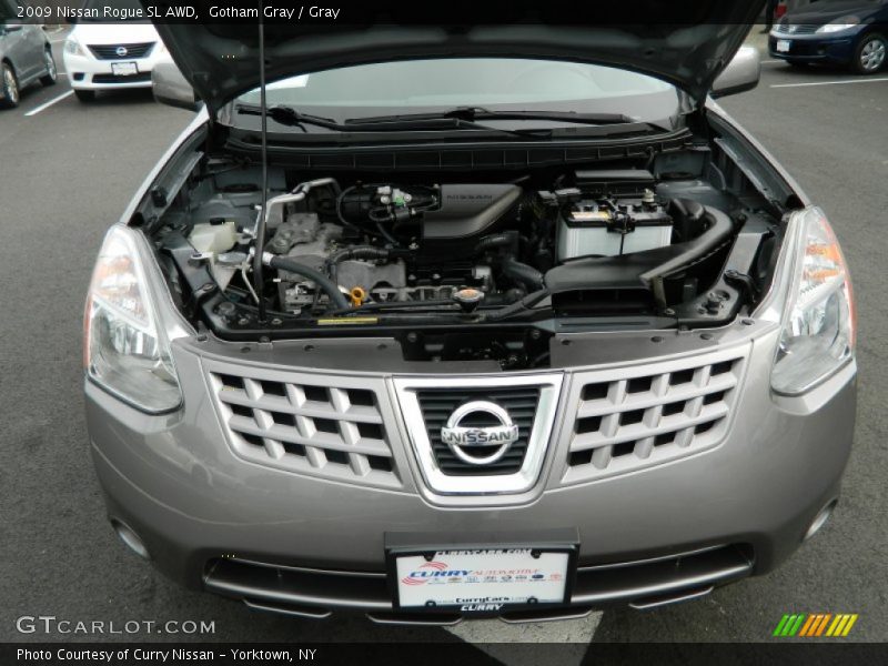 Gotham Gray / Gray 2009 Nissan Rogue SL AWD