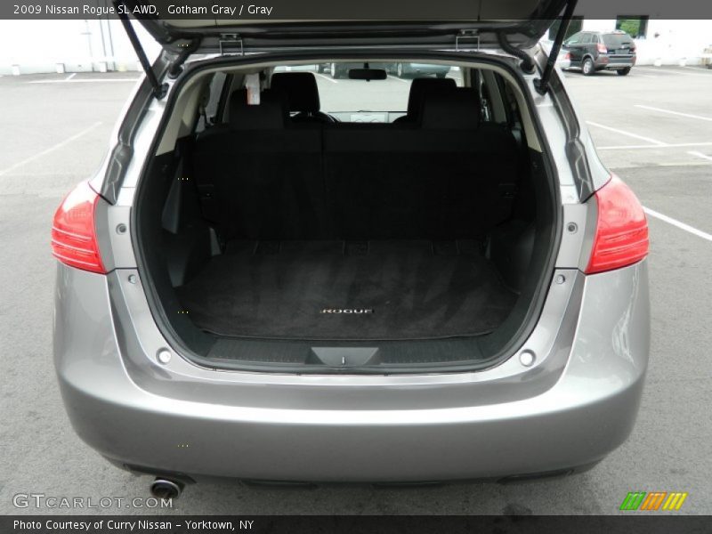 Gotham Gray / Gray 2009 Nissan Rogue SL AWD