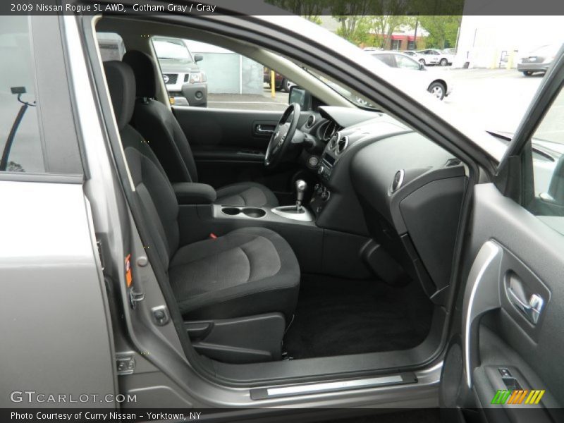Gotham Gray / Gray 2009 Nissan Rogue SL AWD