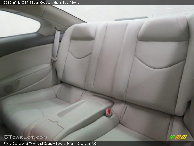 Rear Seat of 2010 G 37 S Sport Coupe