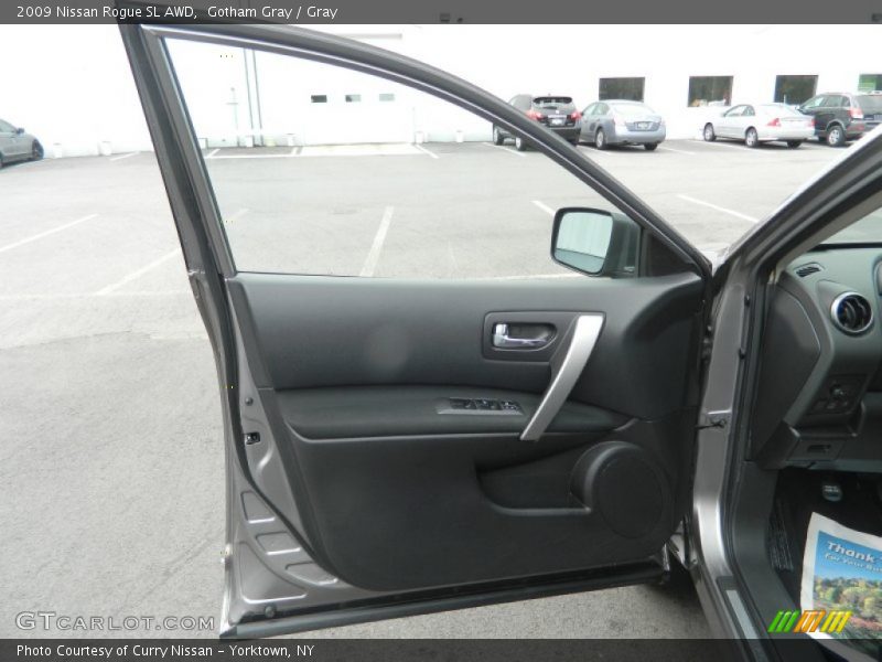 Gotham Gray / Gray 2009 Nissan Rogue SL AWD