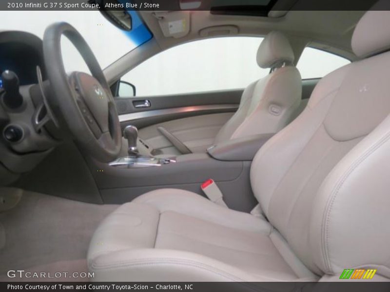 Athens Blue / Stone 2010 Infiniti G 37 S Sport Coupe