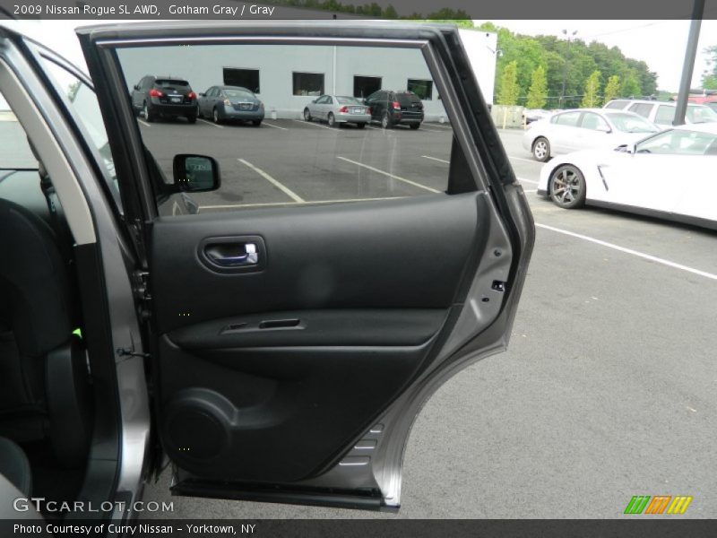 Gotham Gray / Gray 2009 Nissan Rogue SL AWD