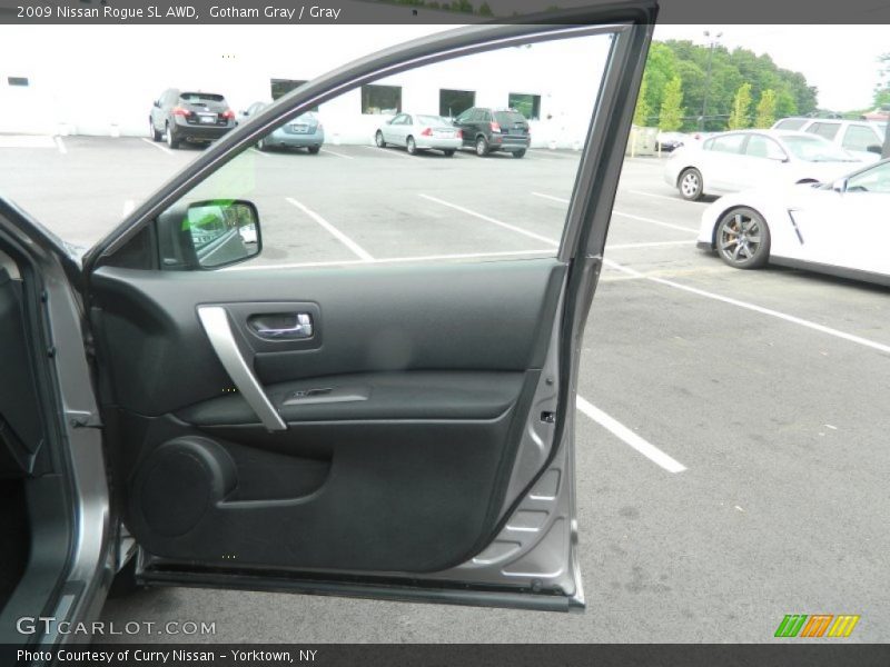 Gotham Gray / Gray 2009 Nissan Rogue SL AWD