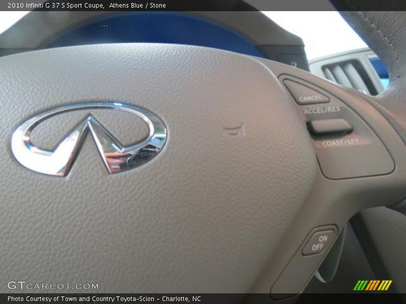 Athens Blue / Stone 2010 Infiniti G 37 S Sport Coupe