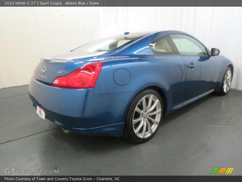 Athens Blue / Stone 2010 Infiniti G 37 S Sport Coupe