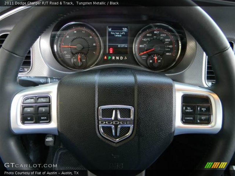 Tungsten Metallic / Black 2011 Dodge Charger R/T Road & Track