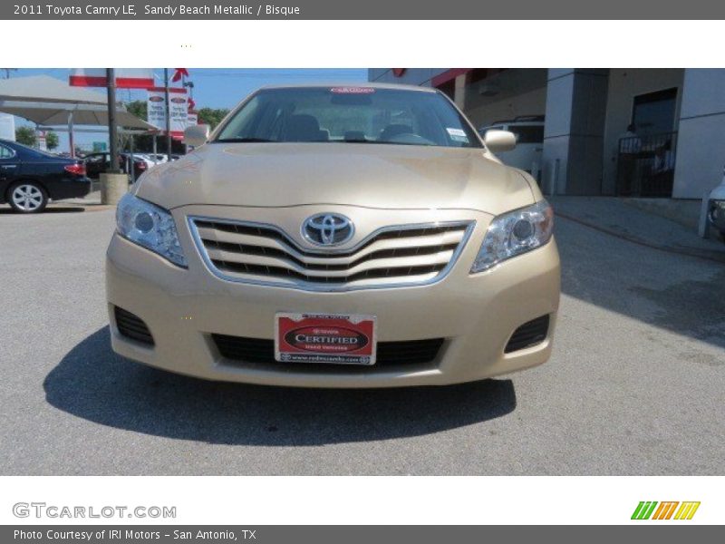 Sandy Beach Metallic / Bisque 2011 Toyota Camry LE