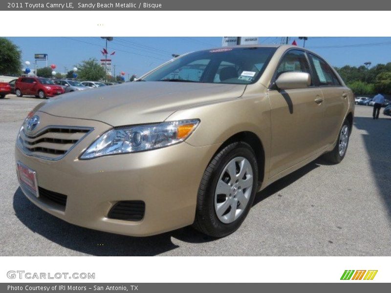 Sandy Beach Metallic / Bisque 2011 Toyota Camry LE