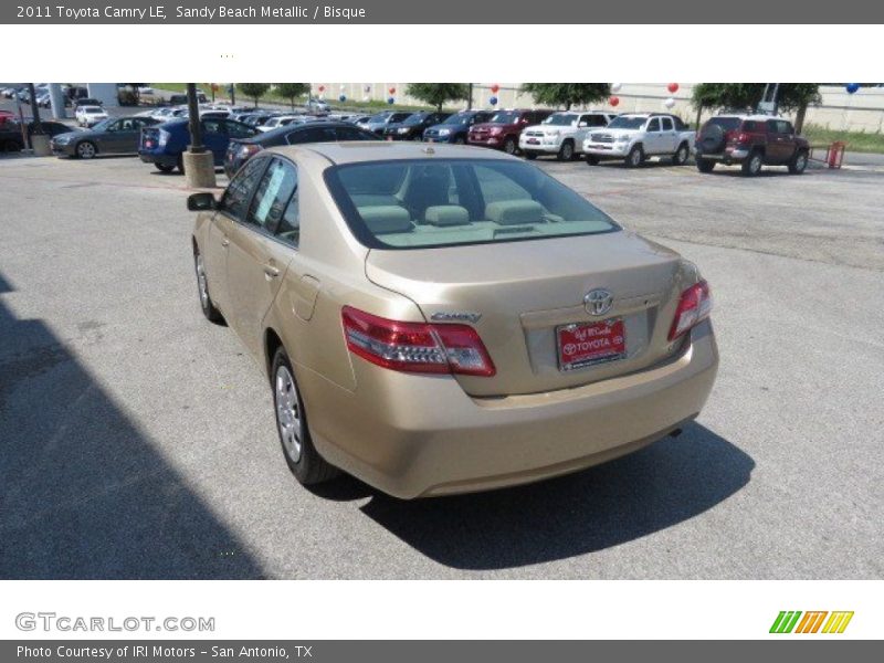 Sandy Beach Metallic / Bisque 2011 Toyota Camry LE