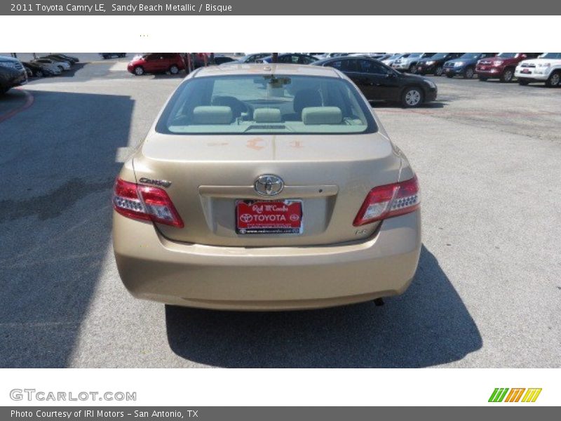 Sandy Beach Metallic / Bisque 2011 Toyota Camry LE