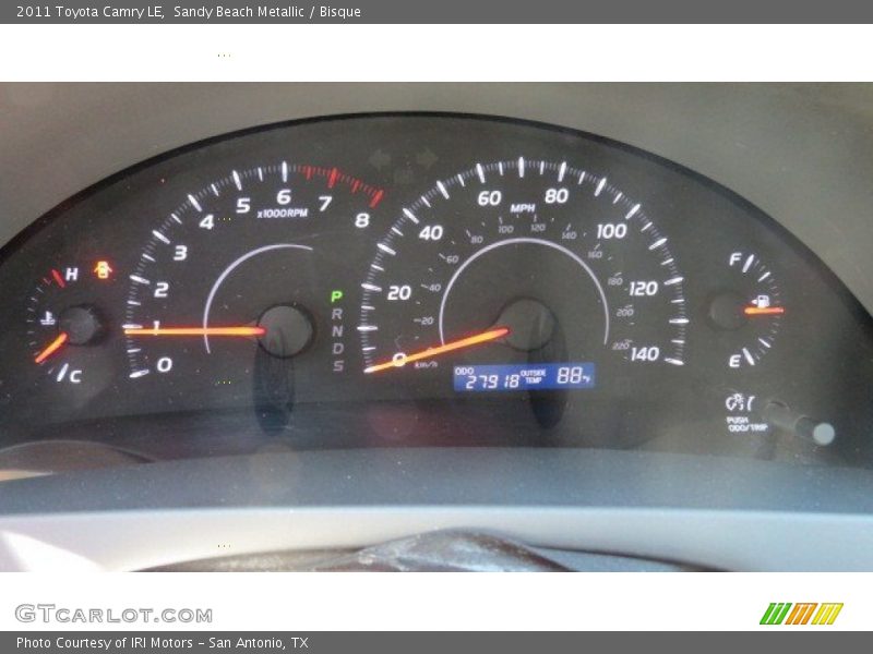 Sandy Beach Metallic / Bisque 2011 Toyota Camry LE