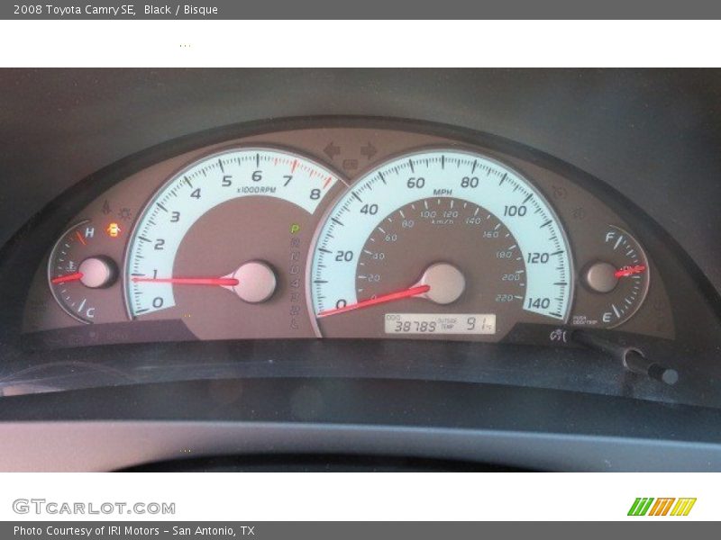 Black / Bisque 2008 Toyota Camry SE