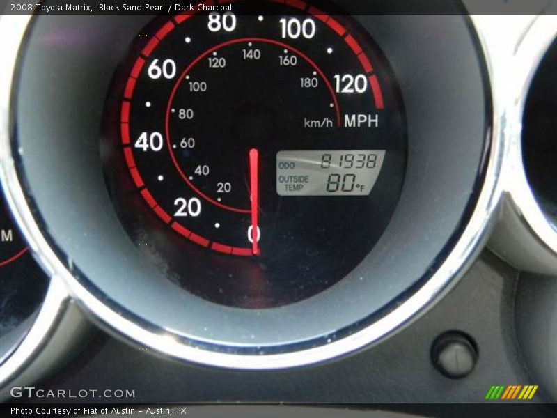 Black Sand Pearl / Dark Charcoal 2008 Toyota Matrix