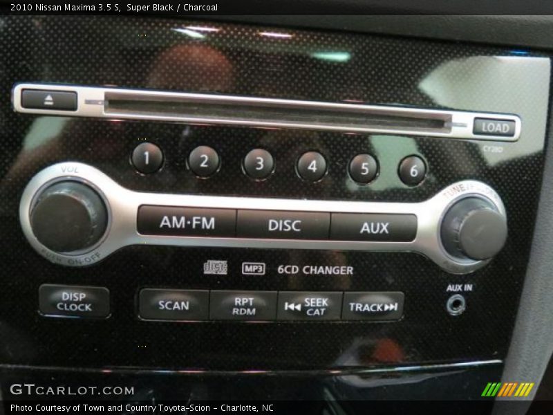 Super Black / Charcoal 2010 Nissan Maxima 3.5 S