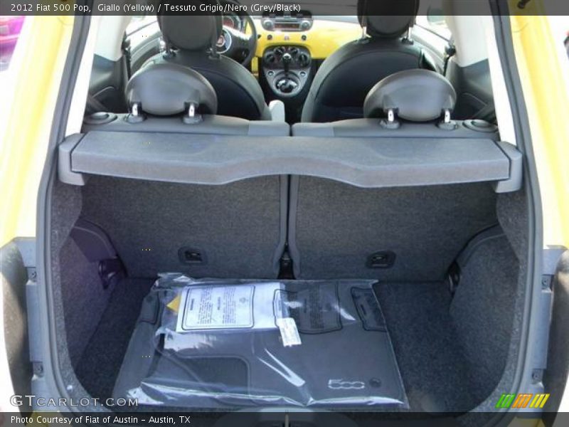 Giallo (Yellow) / Tessuto Grigio/Nero (Grey/Black) 2012 Fiat 500 Pop
