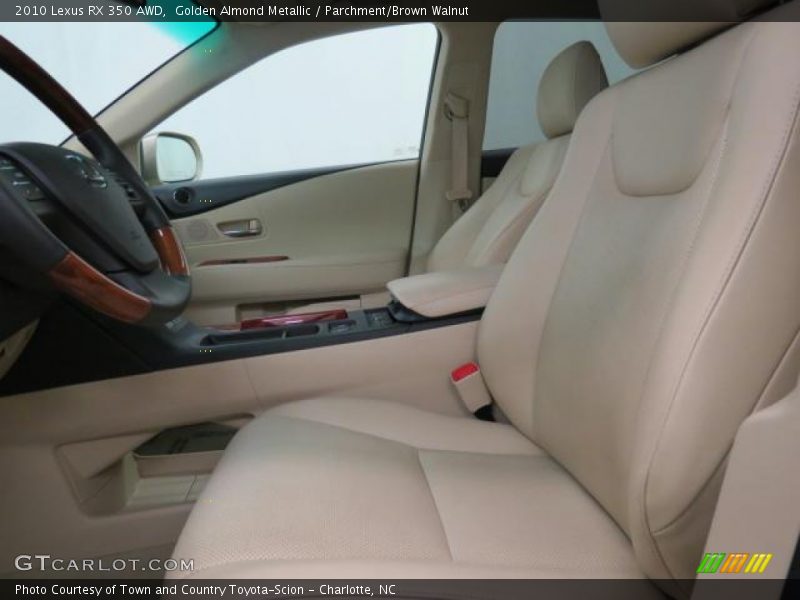 Golden Almond Metallic / Parchment/Brown Walnut 2010 Lexus RX 350 AWD